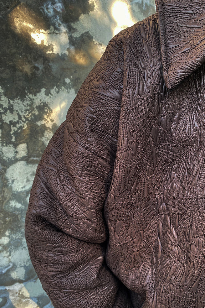 Jaspillite quilted jacket.