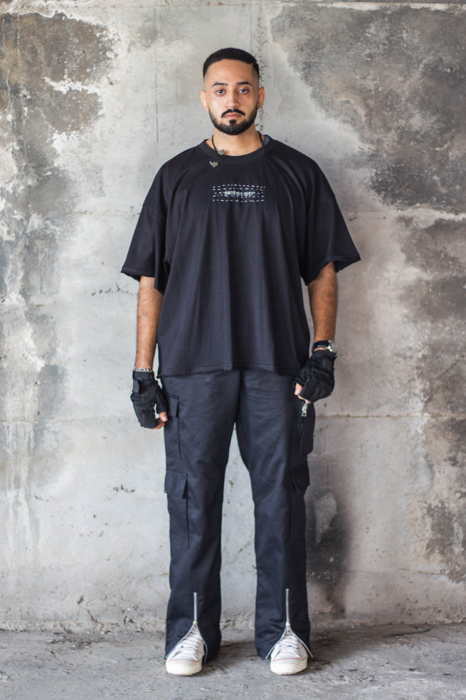 Bracketed hearts t-shirt.