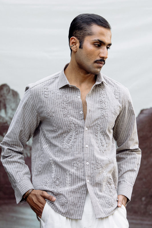Sandesh Hand Appliqued Shirt