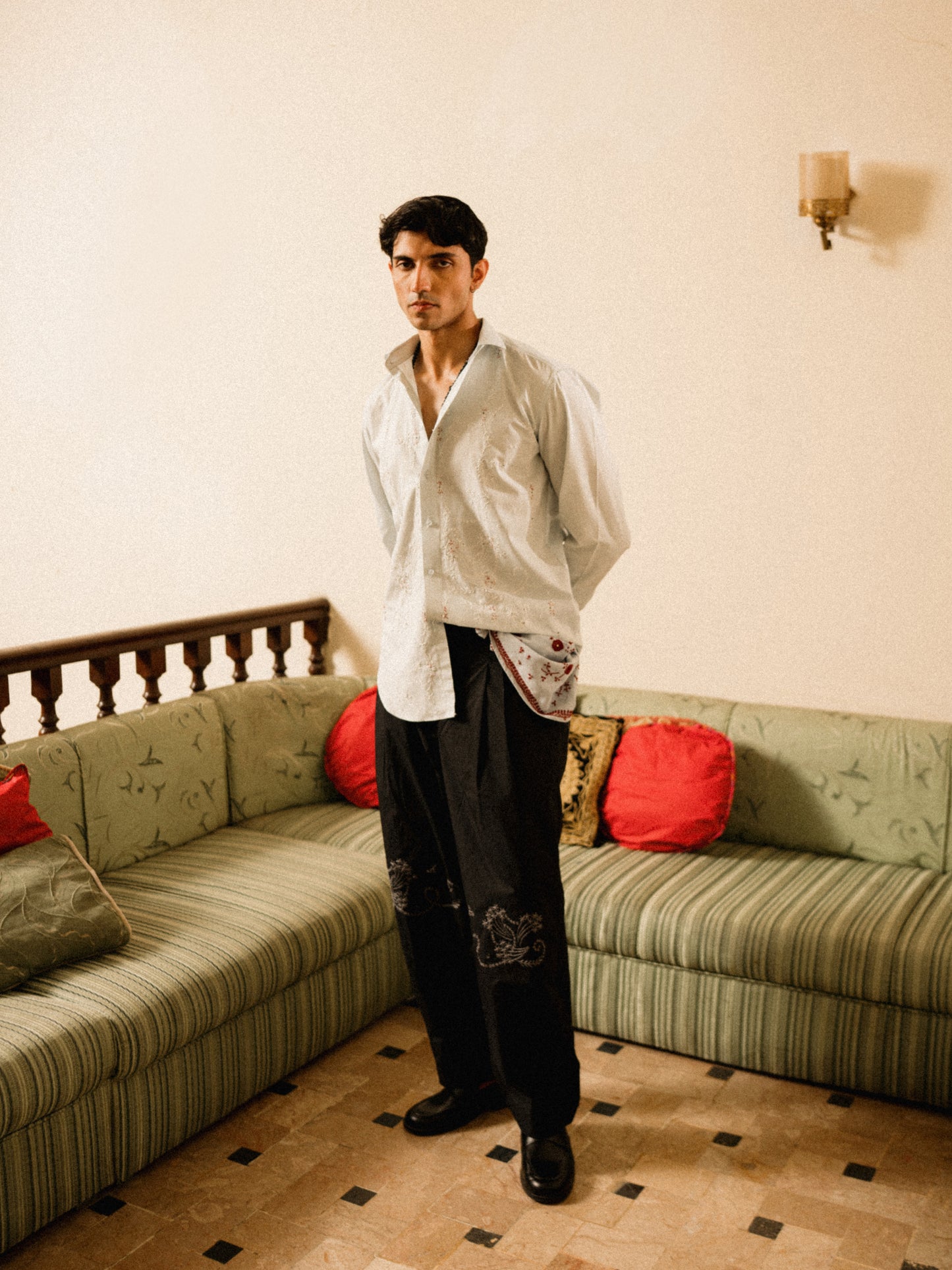 Kai Hand Embroidered Pants