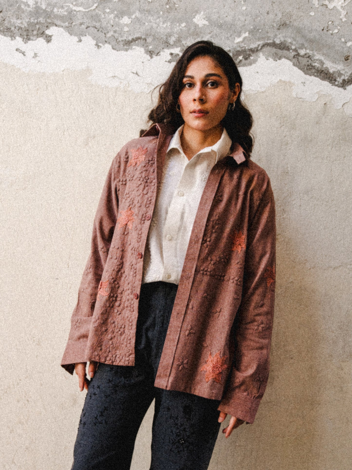 Sandhya Hand Appliqued shacket