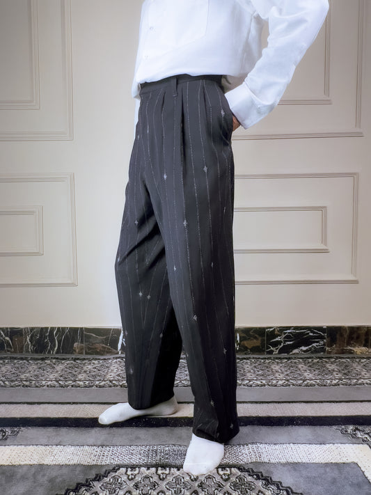 Kantha Hand Embroidered Tailored Pants