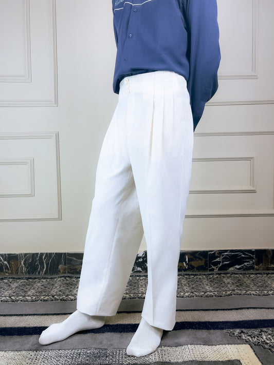 Shwet High-Rise Pleated Pants
