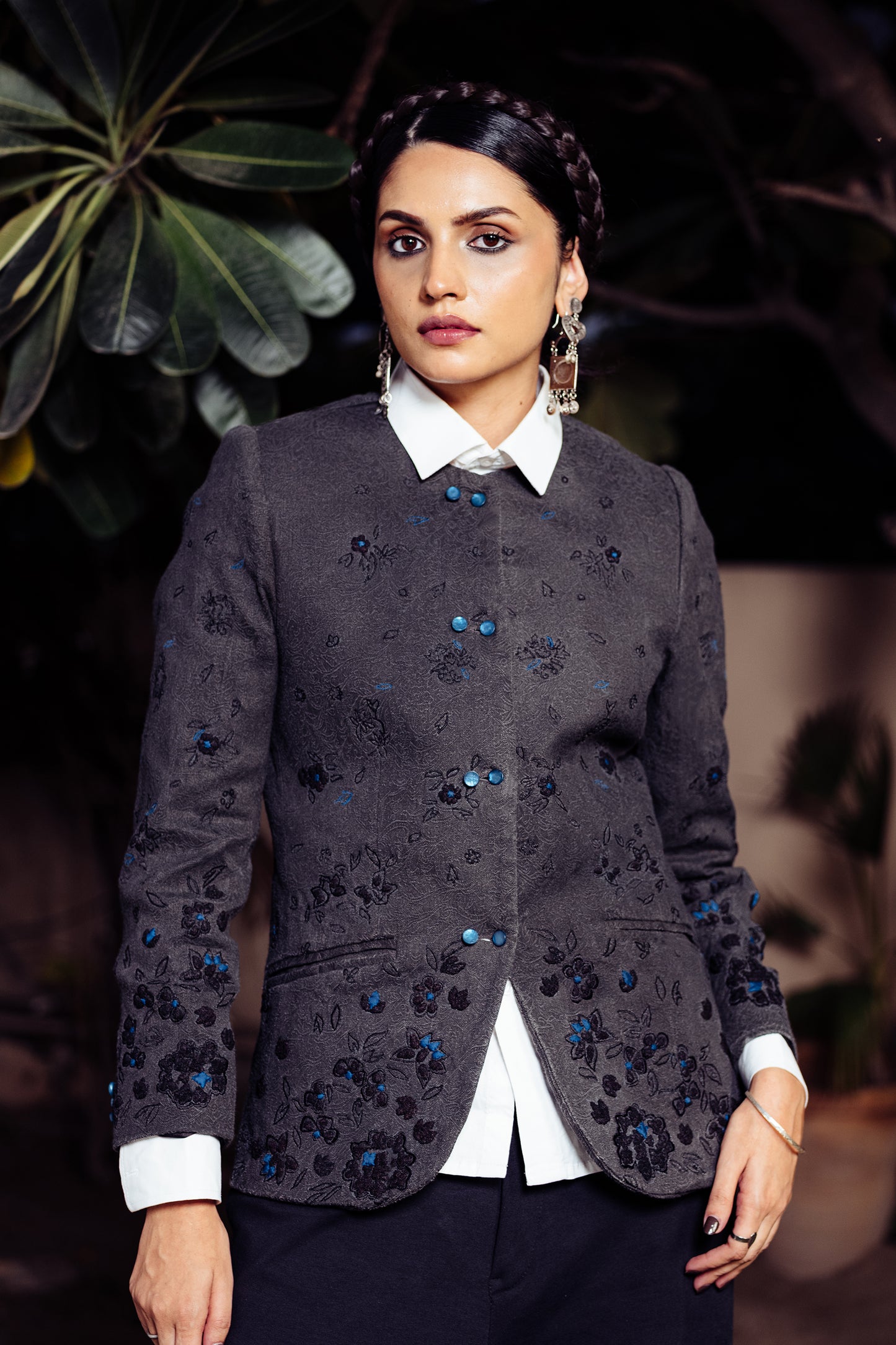Shab Hand Appliqued Jacket