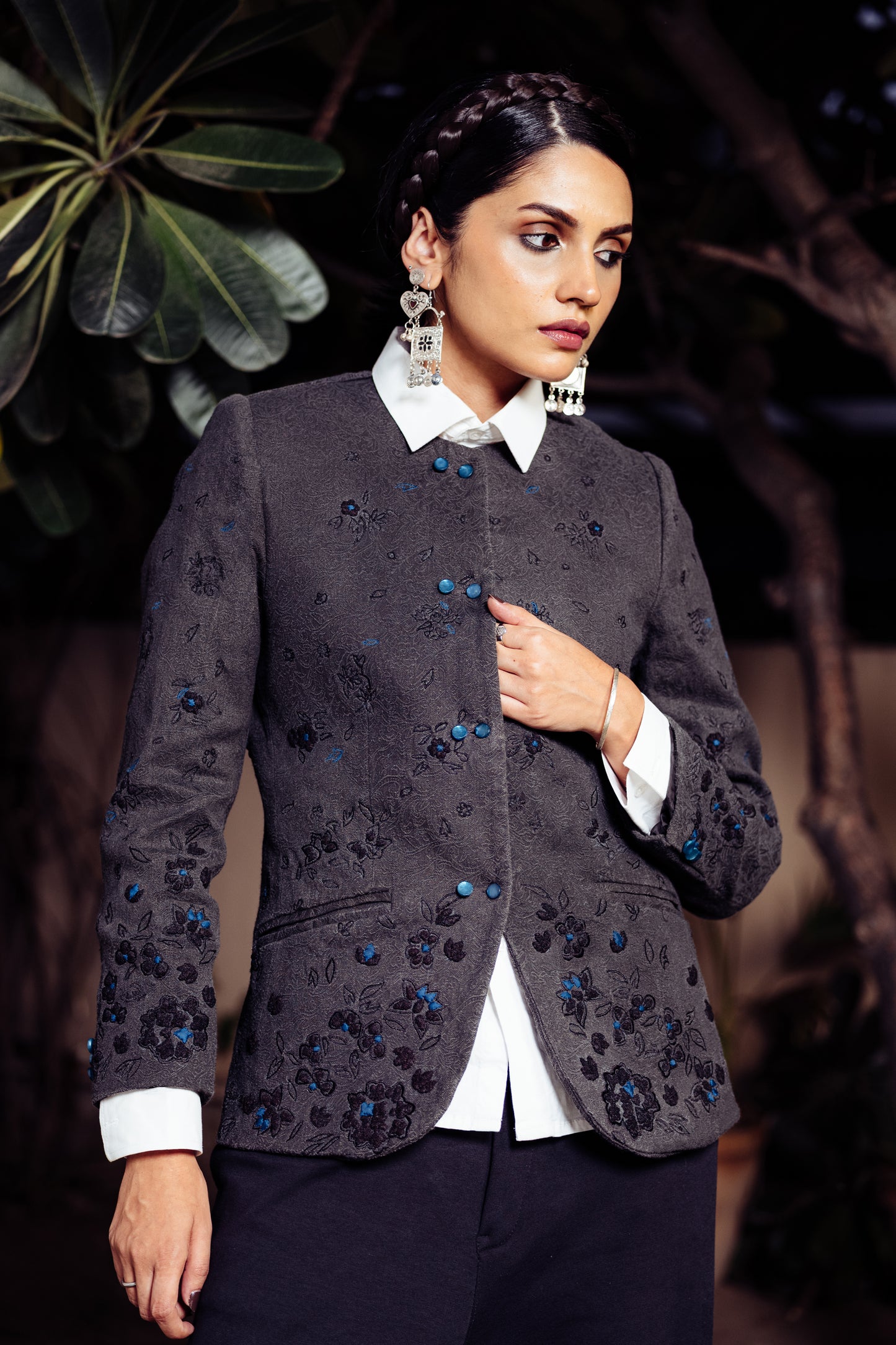 Shab Hand Appliqued Jacket
