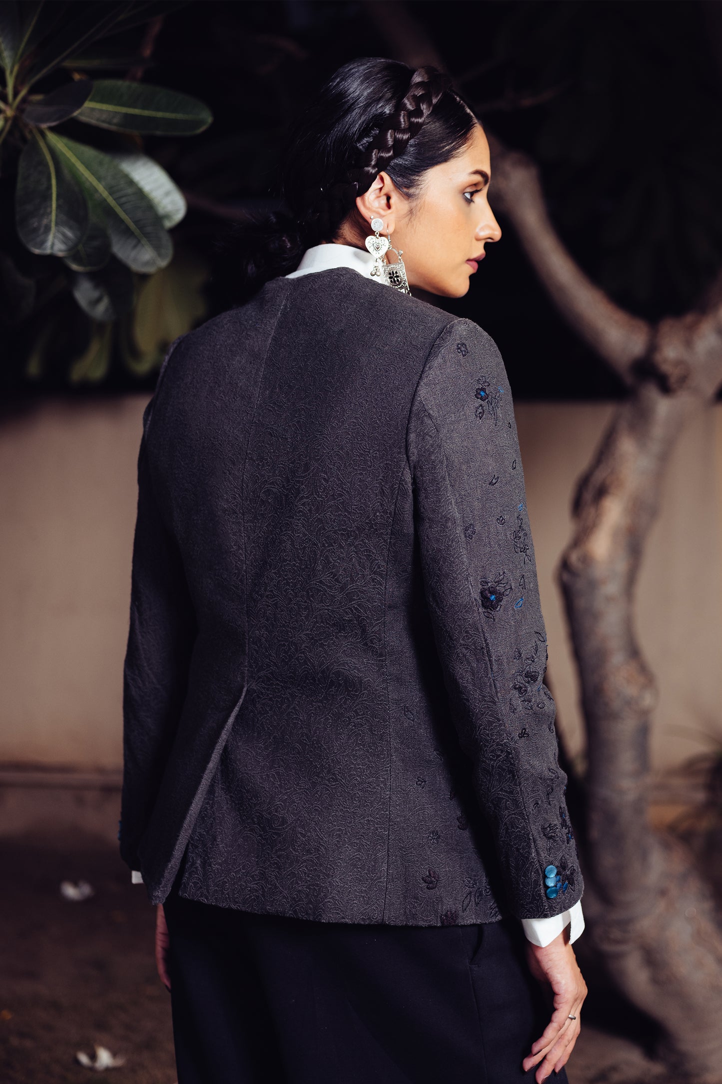 Shab Hand Appliqued Jacket