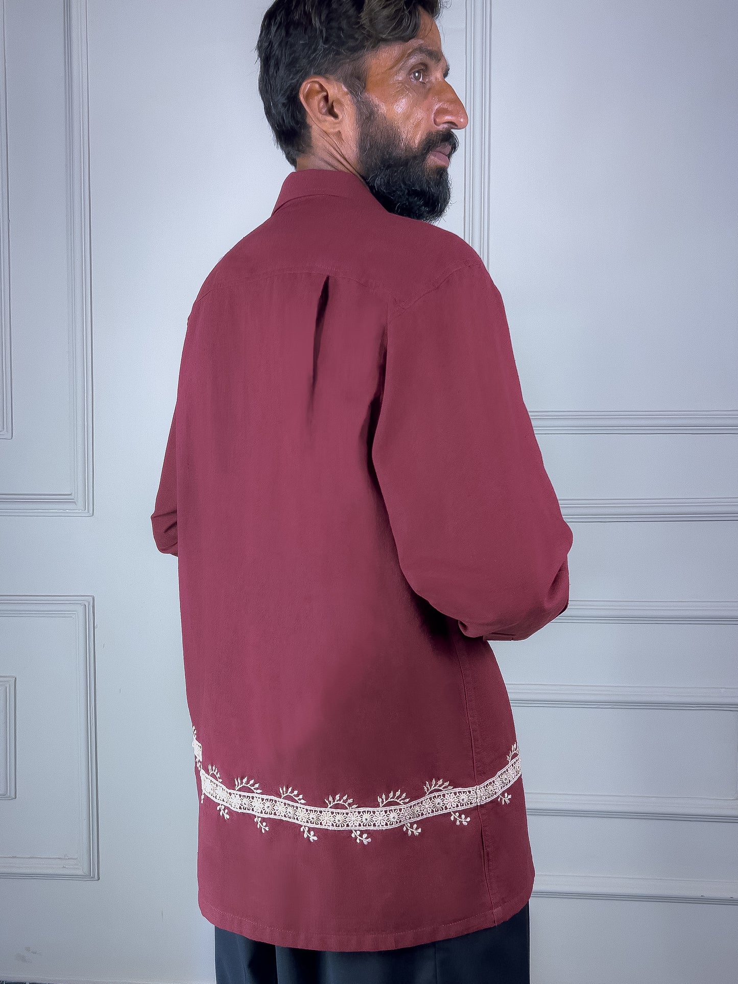 Aatish Mirror Work Shirt