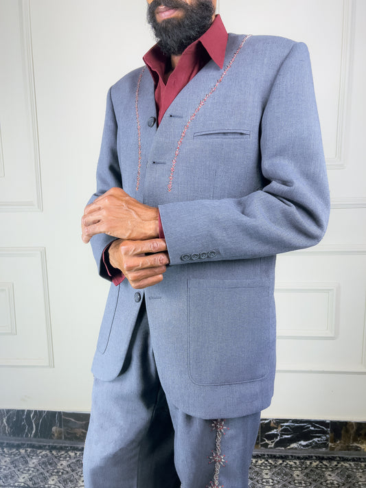 Gulnaar Hand Embroidered Coat.