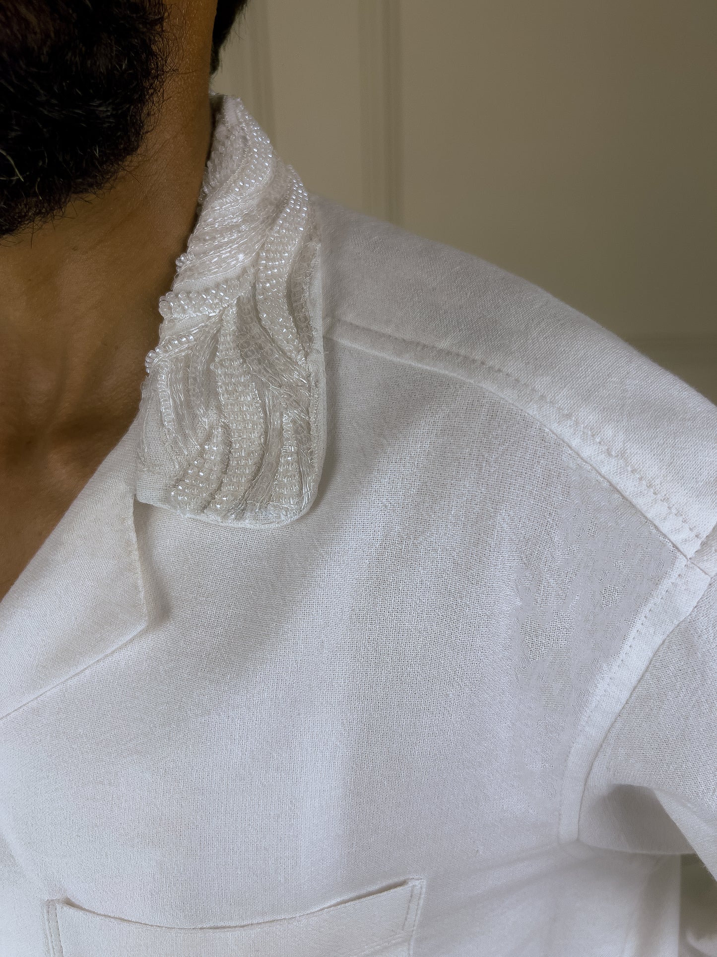 Sepi Camp Collar Embroidered Shirt