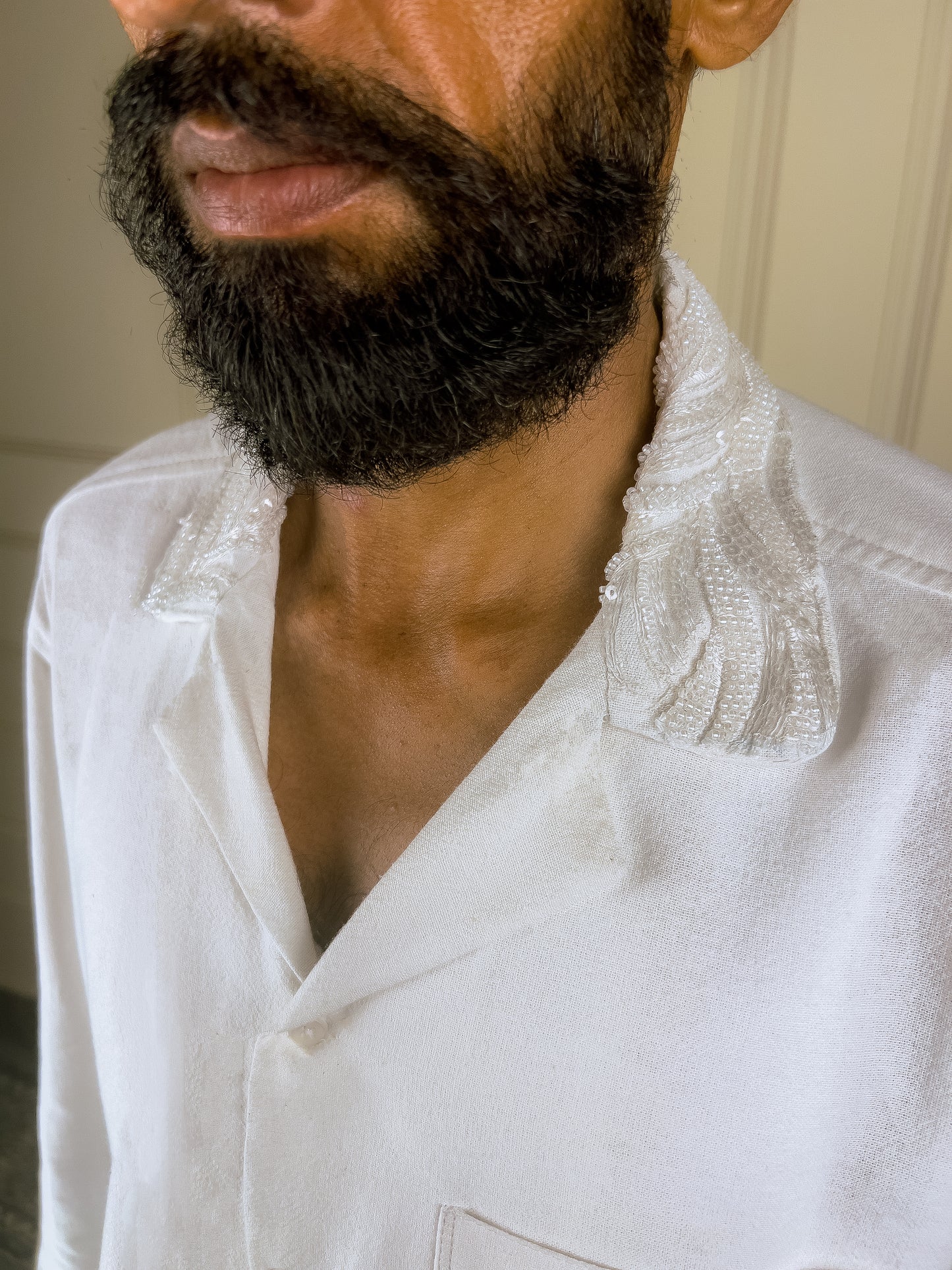 Sepi Camp Collar Embroidered Shirt