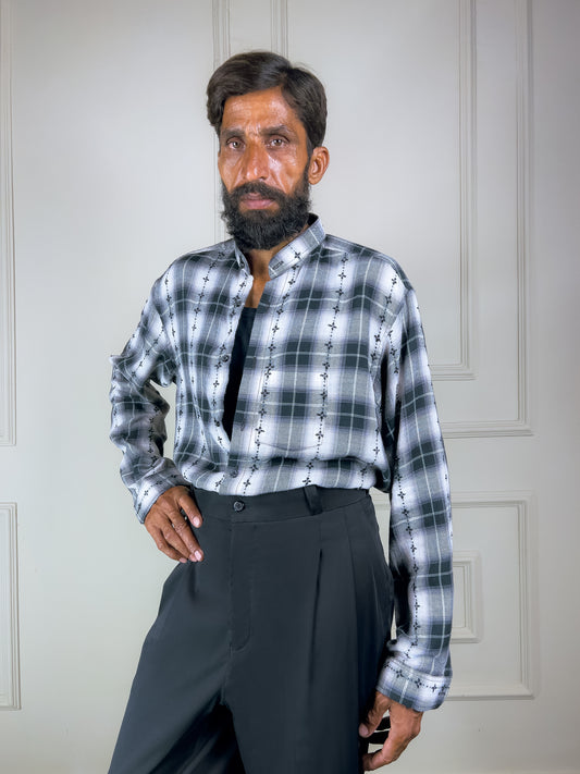 Phool Hand Embroidered Shirt