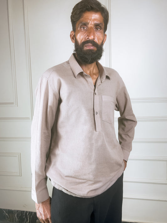 Dharti Hand Loomed Tailored Shirt