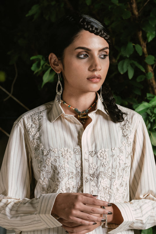 Choli Hand Appliqued Shirt