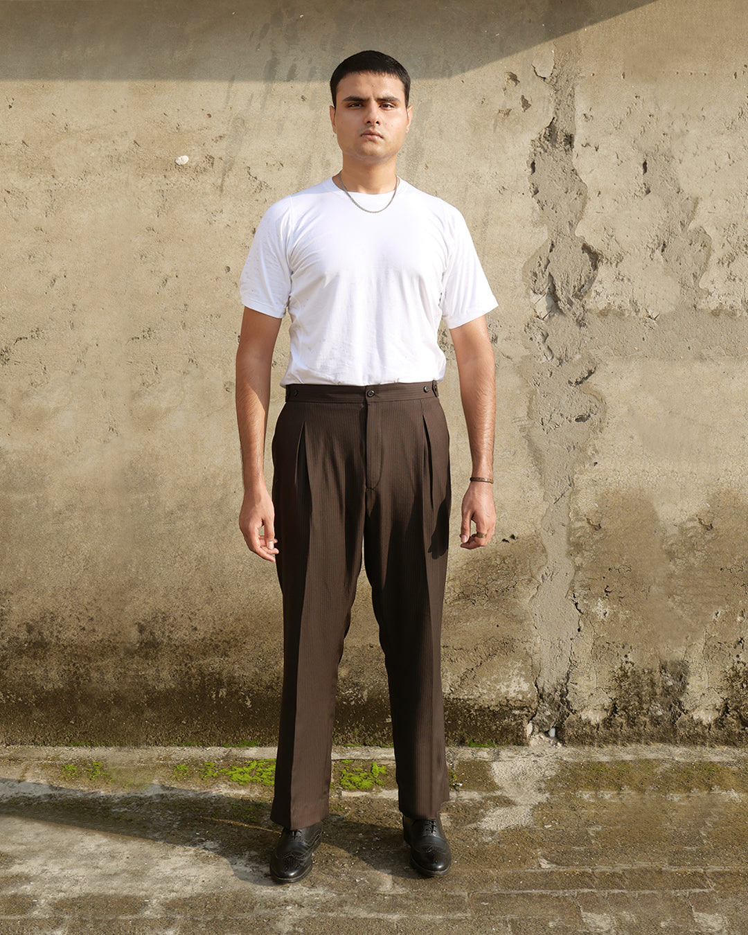 Adjustable Routine pants (Brown).