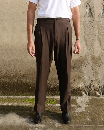 Adjustable Routine pants (Brown).