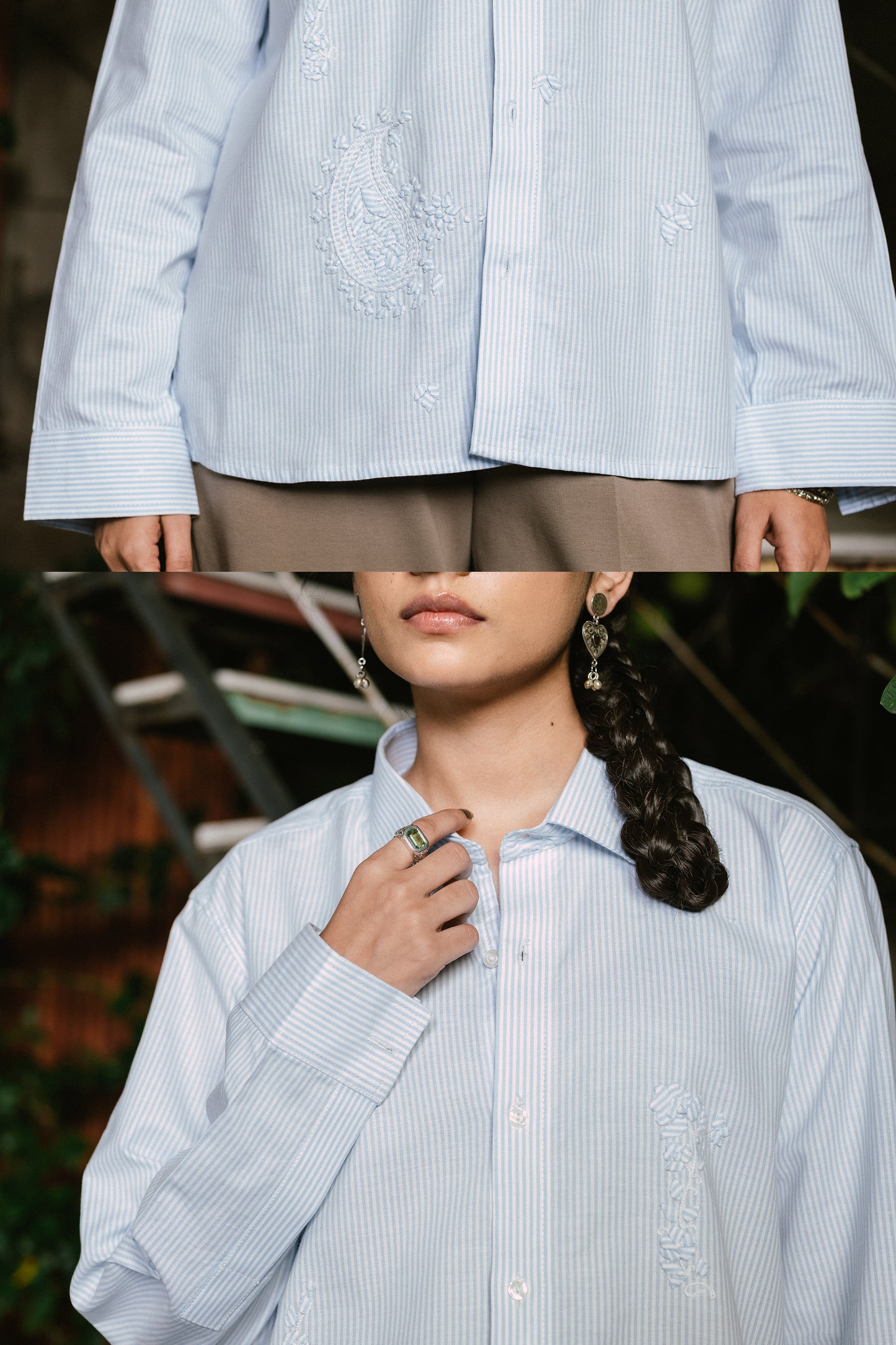 Kanchi Hand Appliqued Shirt