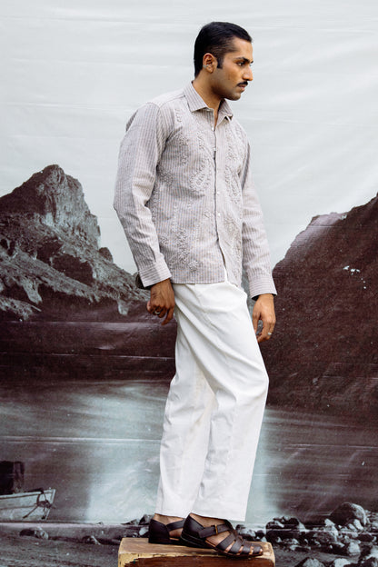 Sandesh Hand Appliqued Shirt