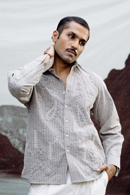 Sandesh Hand Appliqued Shirt