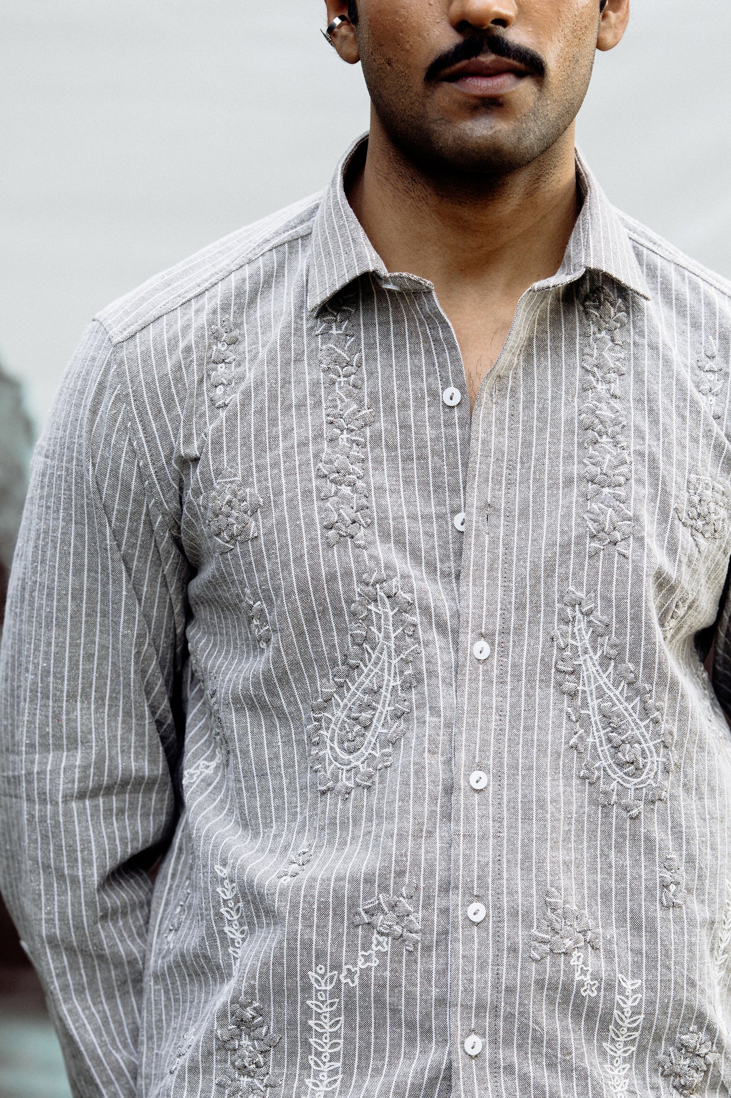 Sandesh Hand Appliqued Shirt