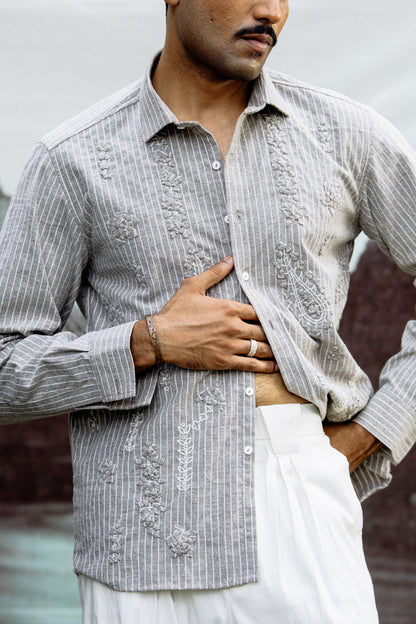 Sandesh Hand Appliqued Shirt