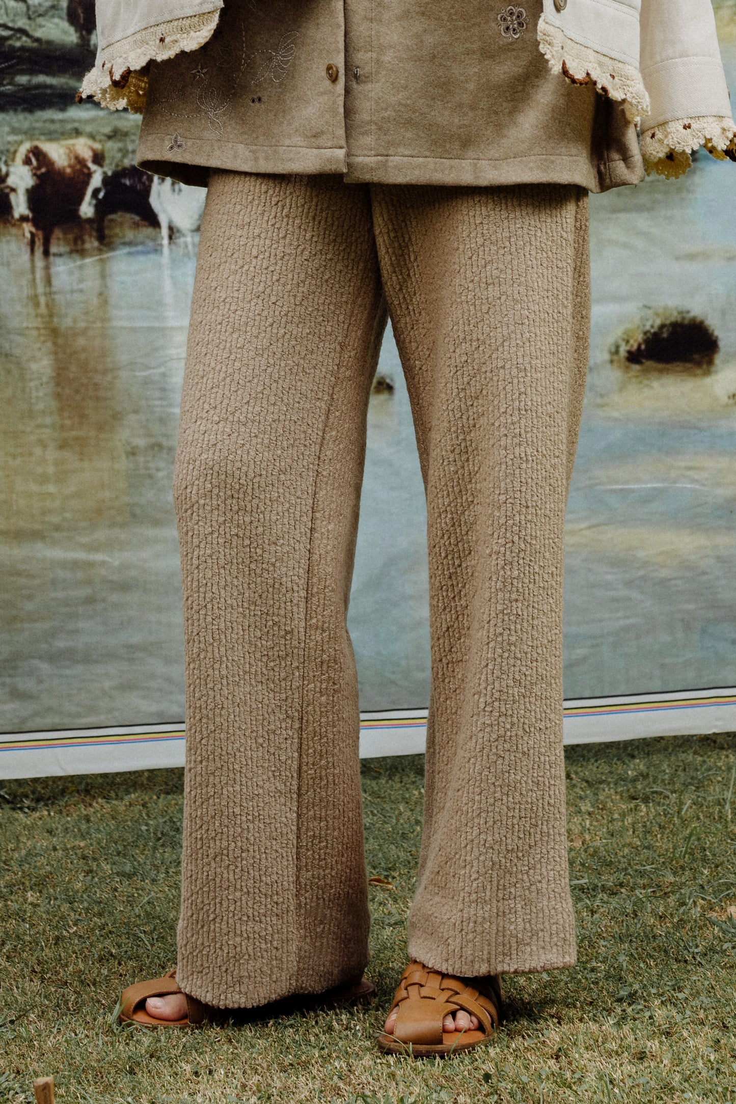 Kasaya Textured Pants