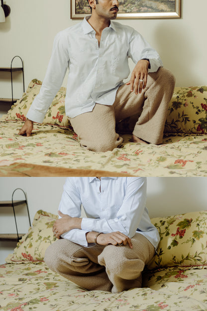 Kasaya Textured Pants