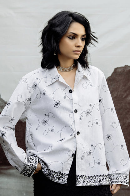 Darshen Hand Embroidered Shacket