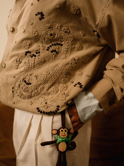 Dharani Hand Appliqued Shacket