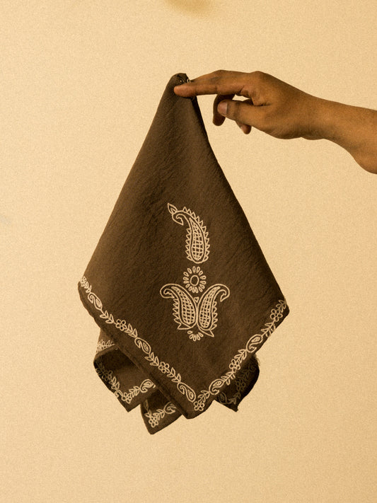 Mushk Hand Embroidered Bandana