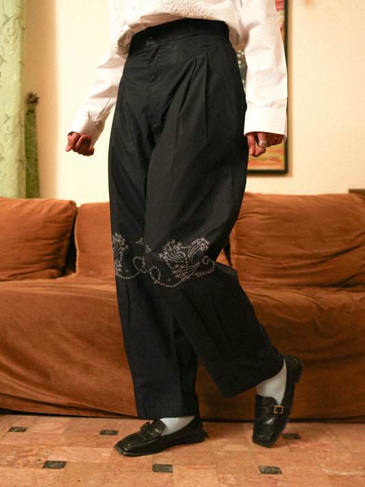 Kai Hand Embroidered Pants
