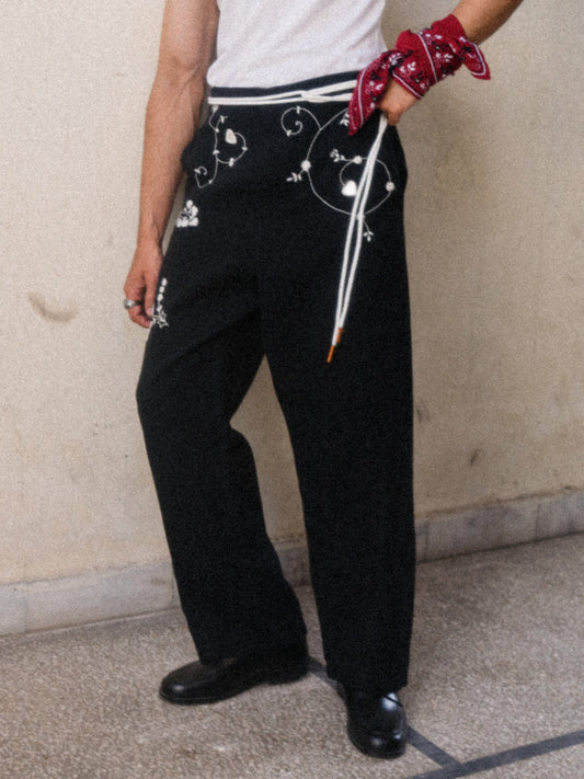 Kano Mirror Embroidery Pants