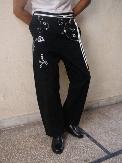 Kano Mirror Embroidery Pants