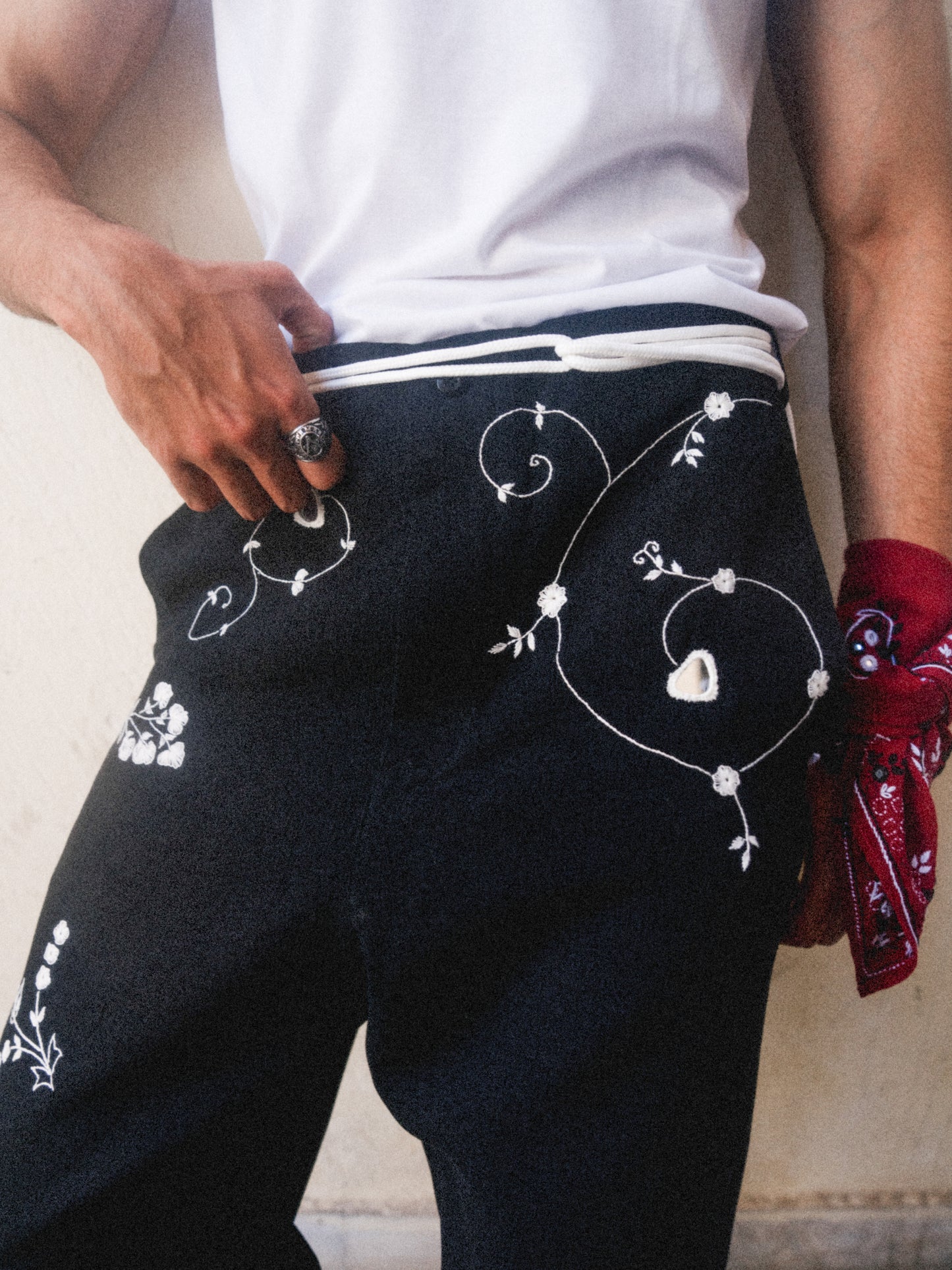 Kano Mirror Embroidery Pants