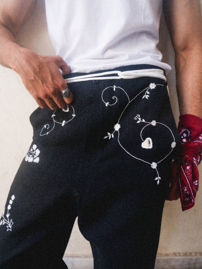 Kano Mirror Embroidery Pants