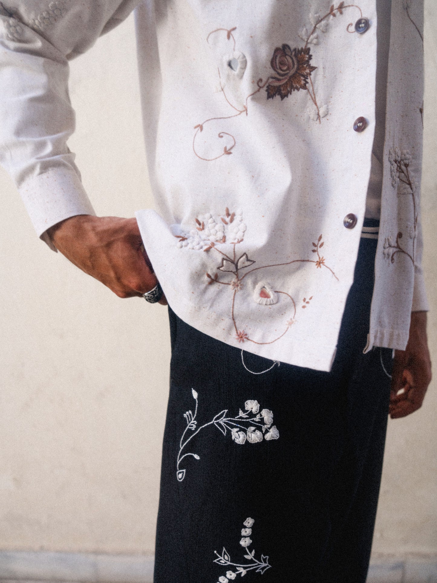 Kano Mirror Embroidery Pants