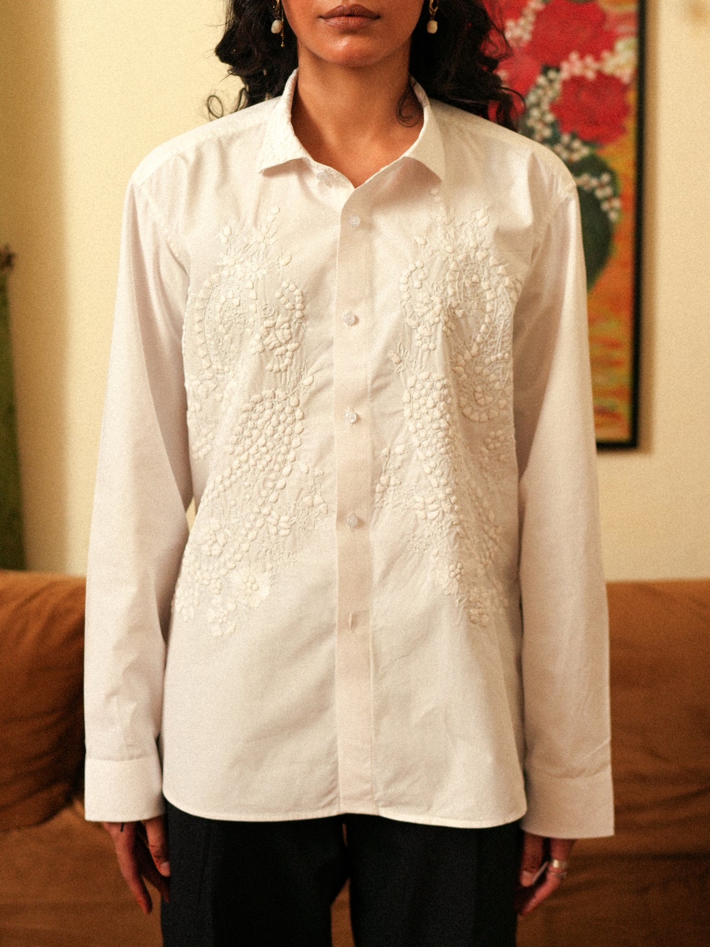 Mahsa Hand Appliqued Shirt