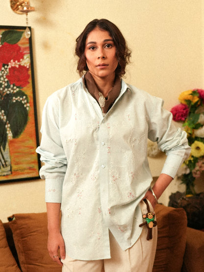 Megh Hand Embroidered Shirt