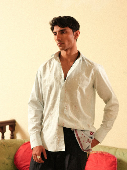 Megh Hand Embroidered Shirt