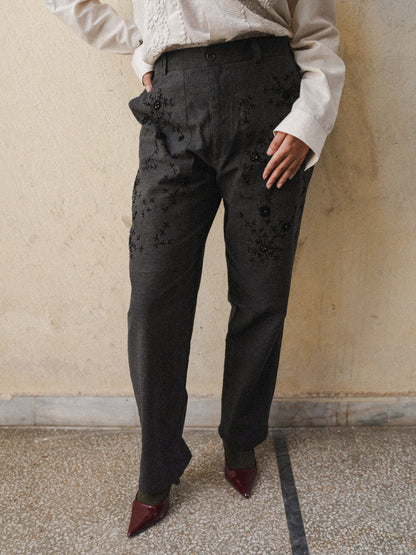 Nirman Mirror Embroidery Pants