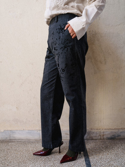Nirman Mirror Embroidery Pants