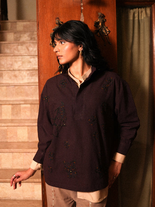 Nisha Hand Embroidered Shacket