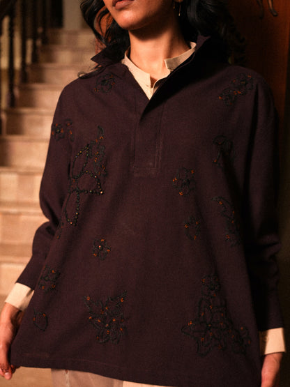 Nisha Hand Embroidered Shacket