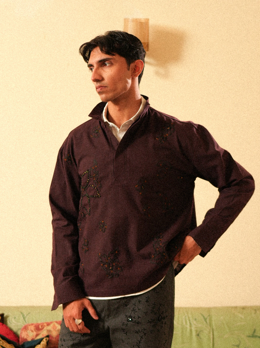 Nisha Hand Embroidered Shacket