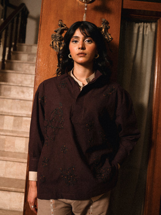 Nisha Hand Embroidered Shacket