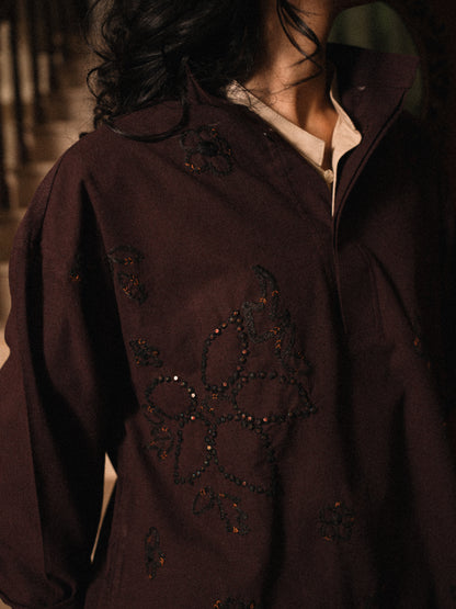 Nisha Hand Embroidered Shacket
