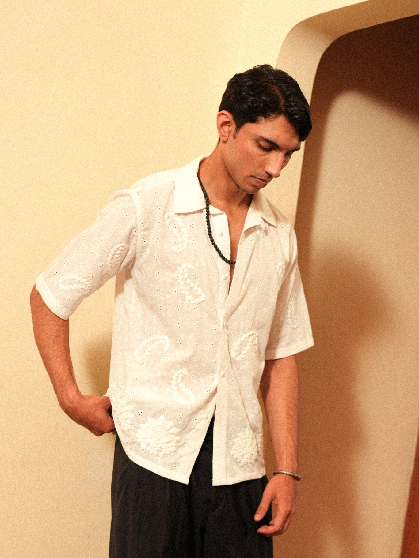Raha Hand Appliqued Shirt