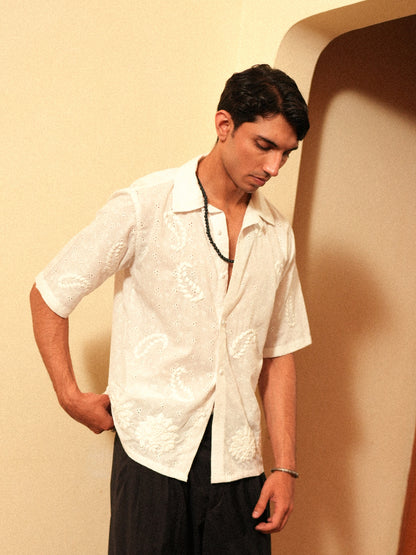 Raha Hand Appliqued Shirt