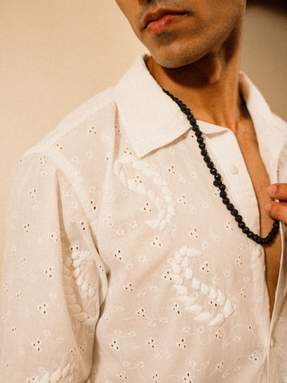 Raha Hand Appliqued Shirt
