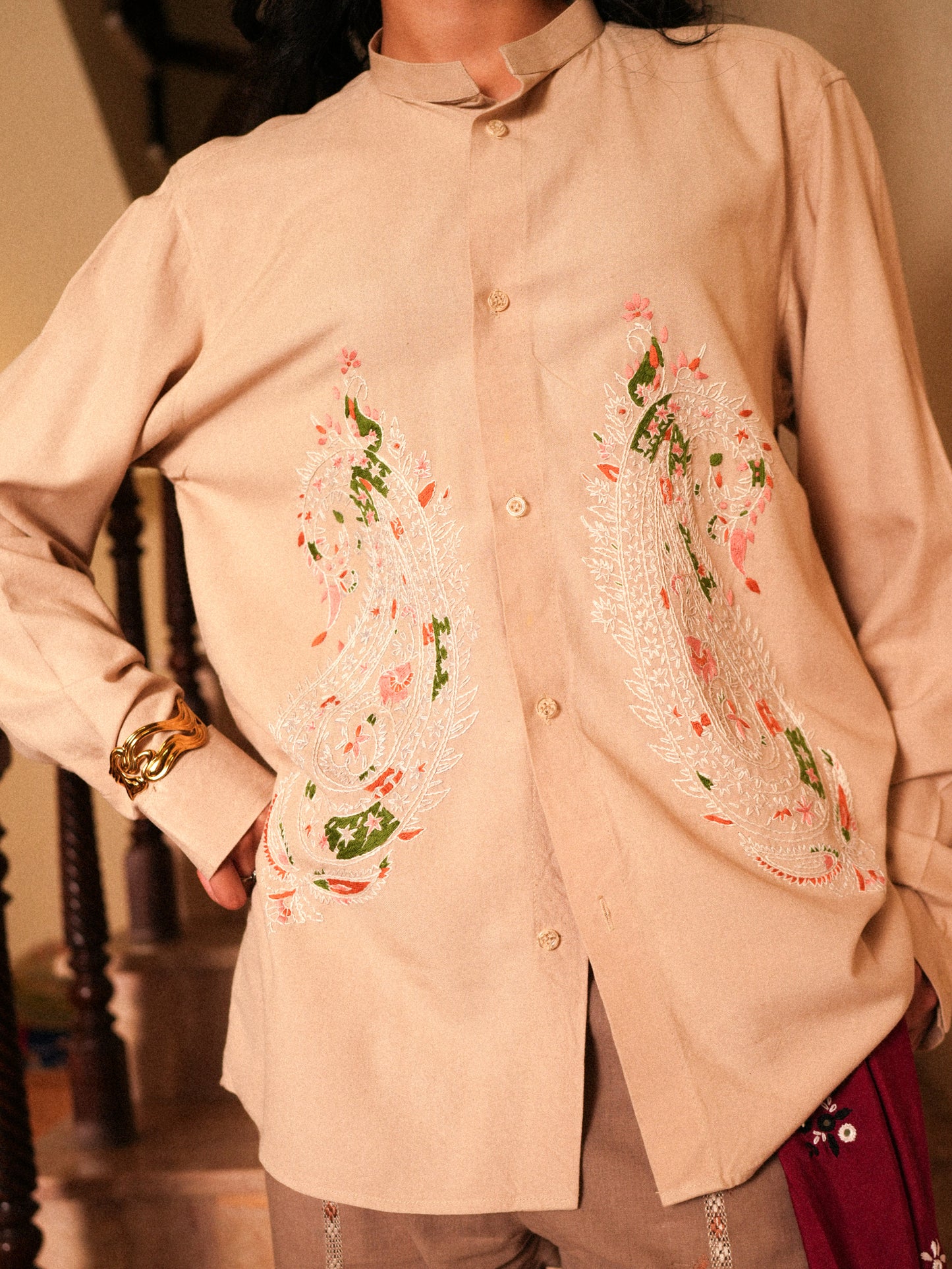 Rohri Kashmiri Embroidery Shirt