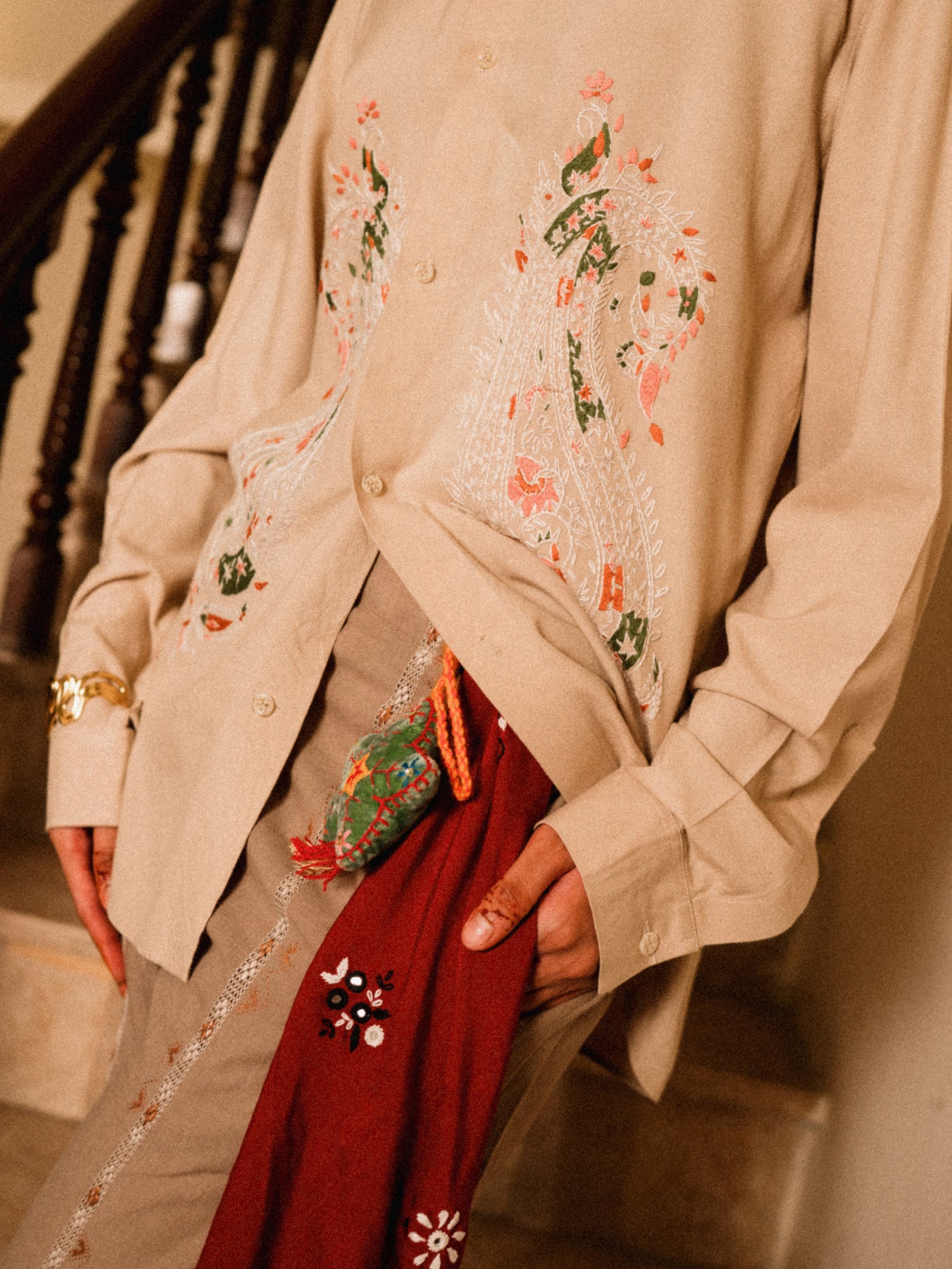 Rohri Kashmiri Embroidery Shirt